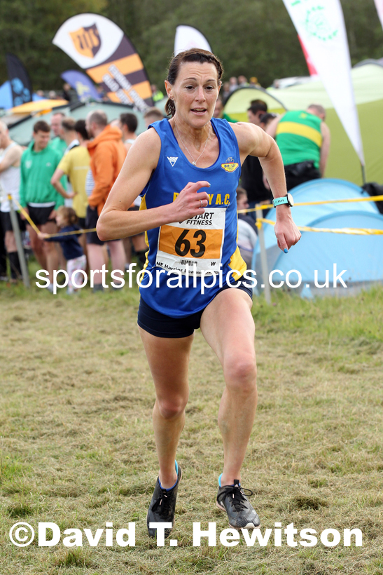 Senior womens 2021 North Eastern Harrier League, Druridge Bay. Photo: David T. Hewitson/Sports for All Pics